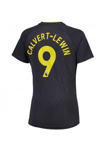 Everton Dominic Calvert-Lewin #9 Voetbaltruitje Uit tenue Dames 2024-25 Korte Mouw